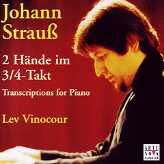 Vinocour CD: Johann Strauß - 2 Hände im 3/4-Takt (Transkriptionen für Klavier)